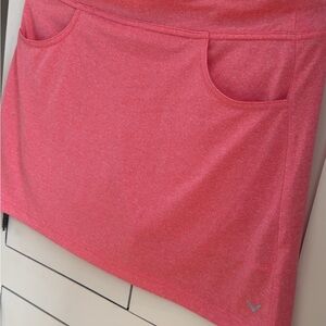 Callaway Golf Skort Size S Pink Coral Athletic Skirt Pockets 16” NWOT